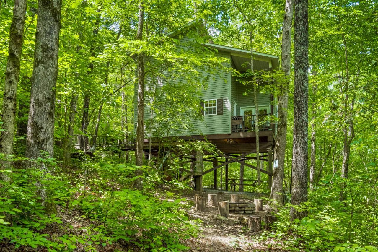 Peaceful Hideaway Treehouse Near Little River Canyon Villa Fort Payne Exterior photo